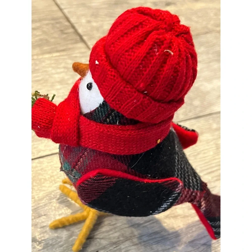 Target Bird BRIGGS Spritz Featherly Friends Wondershop‎ Christmas Holiday Plaid